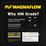 MagnaFlow 5.00 C/A 3.00 Spun OEM Universal Converter