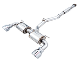 AWE Tuning Subaru BRZ/ Toyota GR86/ Toyota 86 Touring Edition Cat-Back Exhaust- Chrome Silver Tips