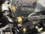 GReddy AN16 Reusable Hose Nylon Braided, Black/Gold/Blue