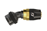 GReddy AN16 60 DEGREE HOSE END SWIVEL BLACK/GOLD ANODIZED
