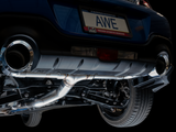 AWE Tuning Subaru BRZ/ Toyota GR86/ Toyota 86 Track Edition Cat-Back Exhaust- Chrome Silver Tips