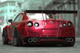 GReddy Rocket Bunny R35 V2 Front Canards (FRP)