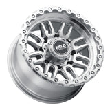Weld Off-Road Swift 17x9in - 8x170 BP - ET-12 - 125.1mm CB - Gloss Silver Machined Wheel & Ring