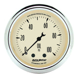 AutoMeter Gauge Kit 5 Pc. 3-1/8in. & 2-1/16in. Mech. Speedo. Wtmp & Oilp Antique Beige