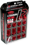 Project Kics 12X1.50 Purple Leggdura Racing Lug Nuts - 20 PCS
