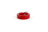 PERRIN Tow Hook Upgrade Kit - Red (For PERRIN License Plate Relocates Only)