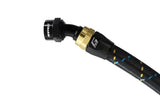 GReddy AN08 30 DEGREE HOSE END SWIVEL BLACK/GOLD ANODIZED