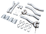 AWE Tuning Track Edition Cat-Back Exhaust for BMW G8X M3/M4 - Chrome Silver Tips