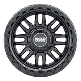Weld Off-Road Swift 17x9in - 6x135 / 6x139.7 BP - ET-12 - 106.1mm CB - Gloss Black Wheel & Ring