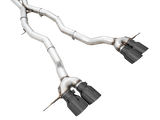 AWE Tuning Track Edition Cat-Back Exhaust for BMW G8X M3/M4 - Diamond Black Tips