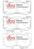 DBA 15-19 Ford Mustang GT (w/o Performance Pkg/352mm Front Rotor) XP Performance Front Brake Pads