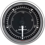 AutoMeter Chrono 2-1/16in 18V Digital Stepper Motor Voltmeter Gauge - Chrome