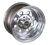 Weld Draglite 15x14 / 5x5 BP / 3.5in. BS / -102 Offset Black Wheel - Non-Beadlock
