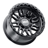 Weld Off-Road Swift 17x9in - 8x180 BP - ET-12 - 124.3mm CB - Gloss Black Wheel & Ring