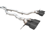 AWE Tuning Track Edition Cat-Back Exhaust for BMW G8X M3/M4 - Diamond Black Tips