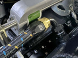 GReddy AN06 STRAIGHT HOSE END SWIVEL BLACK/GOLD ANODIZED