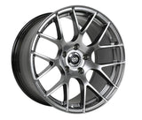 Enkei Raijin 19x9.5 35mm Offset 5x112 Bolt Pattern 72.6 Bore Dia Hyper Silver Wheel