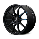 Gram Lights 57NR LIMITED II 18x9.5 +45 5-114.3 Semigloss Black Wheel w/ Black Cap/Stickers/Air Valve