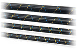 GReddy AN16 Reusable Hose Nylon Braided, Black/Gold/Blue