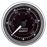 Autometer Chrono 2-1/16in 100PSI Mechanical Pressure Gauge - Chrome