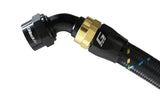 GReddy AN12 60 DEGREE HOSE END SWIVEL BLACK/GOLD ANODIZED