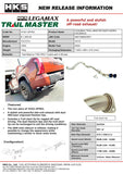 HKS LEGAMAX TRAIL MASTER 2022TUNDRA AXLEBACK