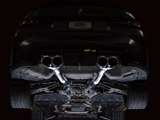 AWE Tuning Track Edition Cat-Back Exhaust for BMW G8X M3/M4 - Chrome Silver Tips