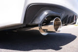 GReddy Titanium Trust PE-TR Tip L 110MM x 115MM - Titanium Burnt Finish