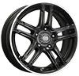 Enkei FD-05 18x7.5 5x100 53mm Offset 72.6 Bore Dia Black Machined Wheel