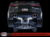 AWE Tuning 16-19 Chevrolet Camaro SS Axle-Back Exhaust - Touring Edition (Quad Chrome Silver Tips)