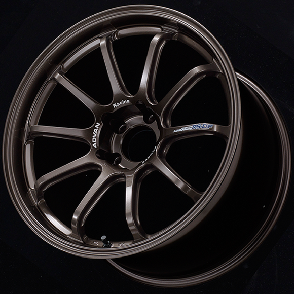 Advan RS-DF Progressive 18x12.0 +25 5-114.3 Dark Bronze Metallic Wheel