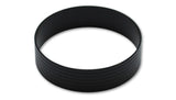 Vibrant Aluminum Union Sleeve for 5in OD Tubing - Hard Anodized Black