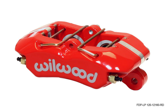 Wilwood Caliper-Dynapro Low-Profile 5.25in Mount - Red 1.12in Pistons .81in Disc