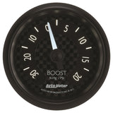 Autometer GT Series 52mm Mechanical 30 In Hg/20 psi Vacuum/Boost Gauge