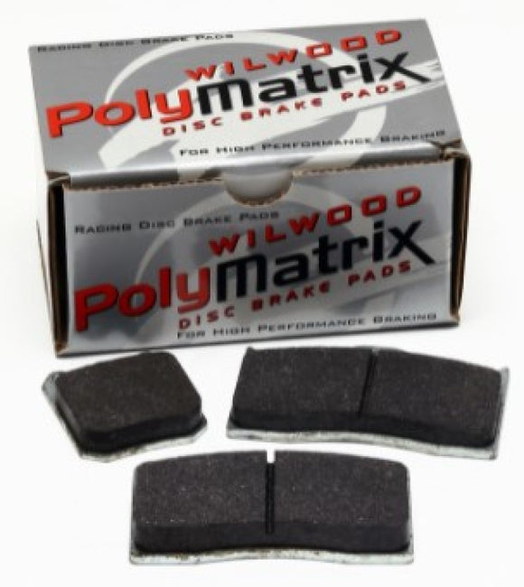 Wilwood PolyMatrix Pad Set - 6812 Q DLS DLS Floater DPS 3 Hole