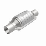 MagnaFlow Univ Cat Conv 2.5in Inlet/Outlet Ctr/Ctr Round 9in Body L x 5.125in W x 13in Overall L