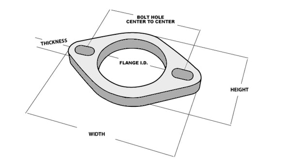 Vibrant 2-Bolt T304 SS Exhaust Flange (4in I.D.)