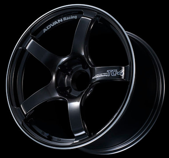 Advan TC4 16x7.0 +42 4-100 Black Gunmetallic & Ring Wheel