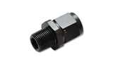 Vibrant -10AN to 1/2in NPT Female Swivel Straight Adapter Fitting