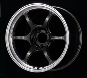 Advan RG-D2 17x8.0 +35 4-100 Machining & Black Gunmetallic Wheel