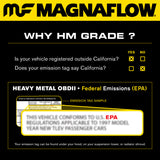 MagnaFlow Universal Catalytic Converter 2.5in. W/O2