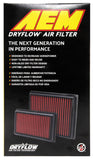 AEM 12-20 Toyota 86/GT86 2.0L DryFlow Air Filter