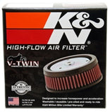 K&N 4in ID / 5.5in OD / 2in H Custom Assembly Filter designed to fit Harley-Davidson Motorcycle