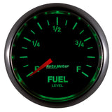 Autometer GS 2 1/16in. 0-280 Ohms Fuel Level Gauge - Stepper Motor
