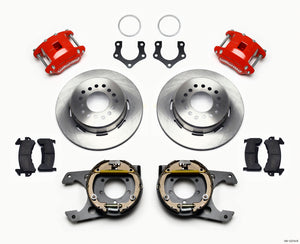 Wilwood D154 P/S Park Brake Kit Red Mopar/Dana 2.36in Off w/Snap Ring Brng