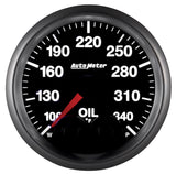 Autometer Elite 52mm 100-340 Deg F Oil Temp Peak & Warn w/ Electronic Control Gauge