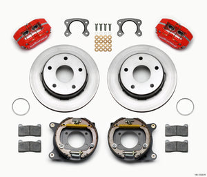 Wilwood Dynapro Lug Mount P/S Park Brake Kit Red Small Ford 2.36in Off Bronco 5 x 5.50