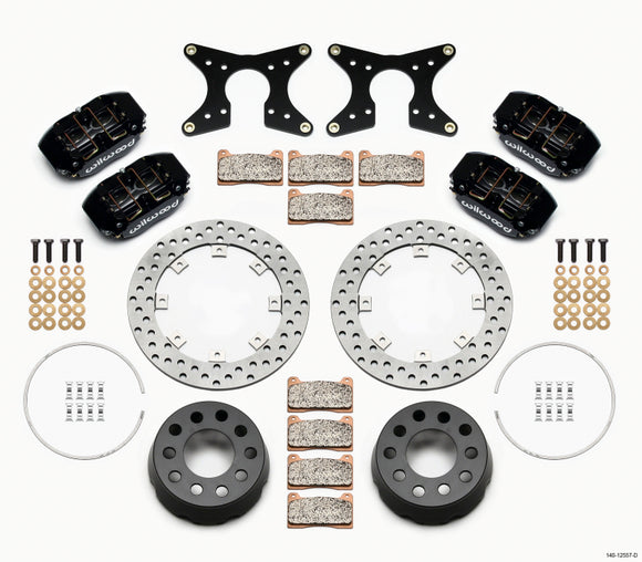 Wilwood Dynapro Lug Mount Dual Rear Dynamic Kit SA Drilled M-W/Lamb Ends .690in Studs