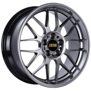 BBS RG-R 17x7 4x100 ET38 Diamond Black Wheel -70mm PFS/Clip