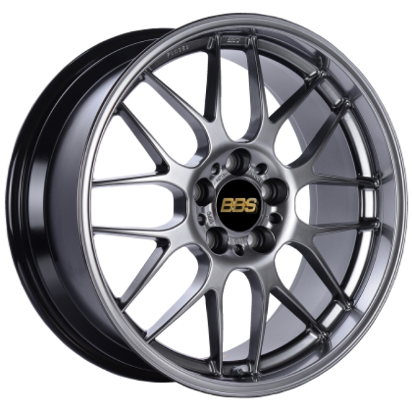 BBS RG-R 17x7 4x100 ET38 Diamond Black Wheel -70mm PFS/Clip